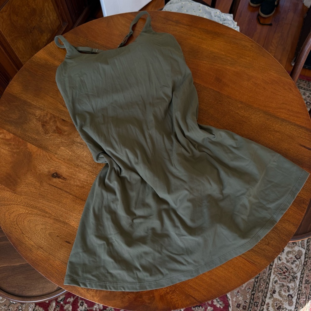 Olive Green Tennis Dress